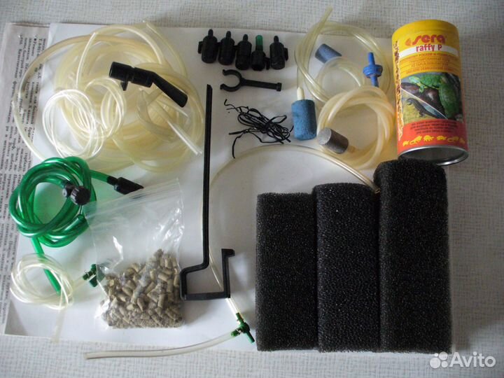 Компрессор для аквариума, нагреватели, аксессуары