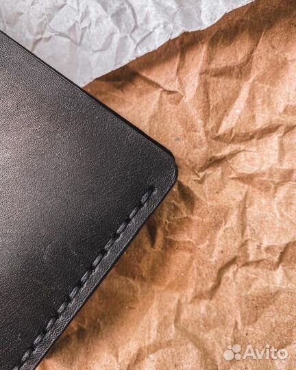 Кошелек бифолд кожаный ручной работы