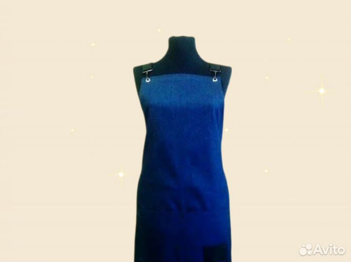 Фартук джинсовый