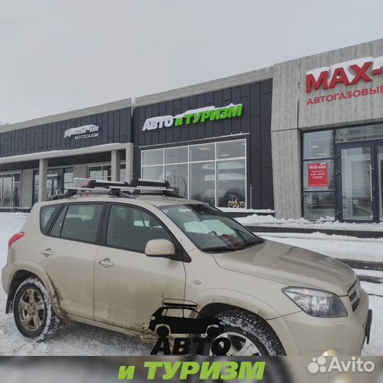 Багажник лыжные и сноуборд крепления Toyota Rav 4