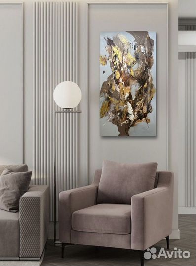 Картина абстракция в наличии для интерьера