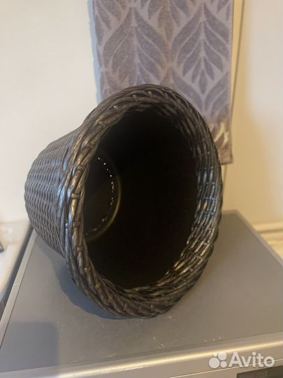 Кашпо из ротанга