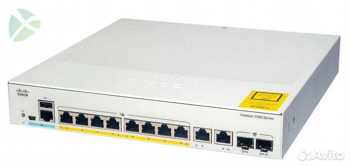 Коммутатор Cisco Catalyst C1000-8P-E-2G-L