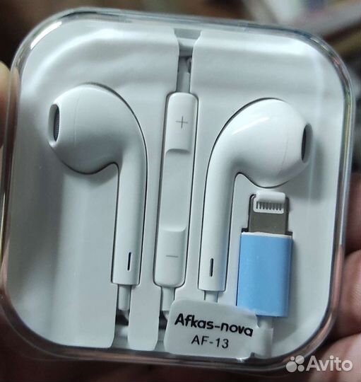 Наушники проводные копия airpods