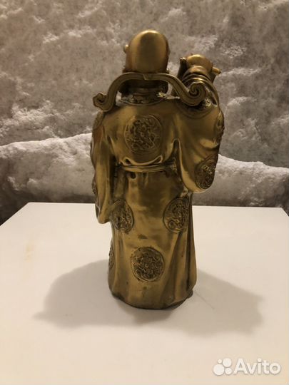 Бронзовая статуэтка Бог денег