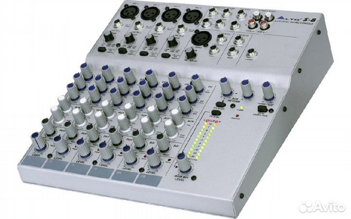 Микшерный пульт 8 канальный Alto s8