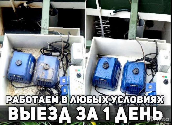 Обслуживание септиков, ремонт септиков и монтаж