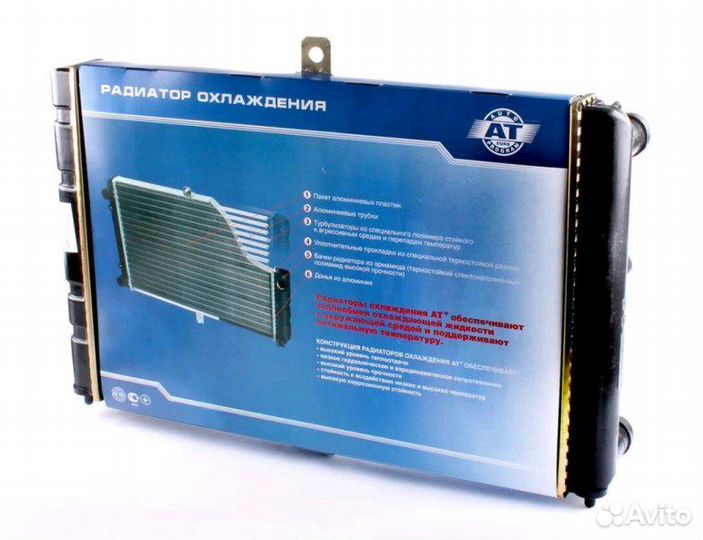 Радиатор охлаждения ZAZ Sens (заз двиг. мемз)