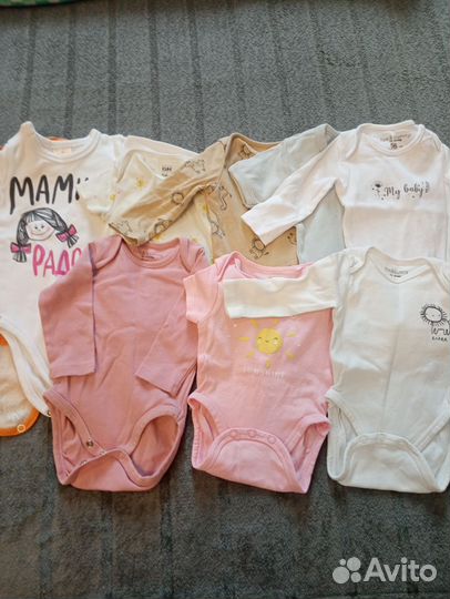 Детские вещи на девочку пакетом 56-62