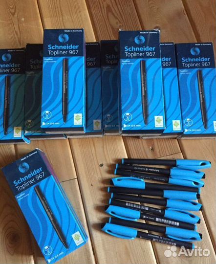 Ручки гелевые, капиллярные разные