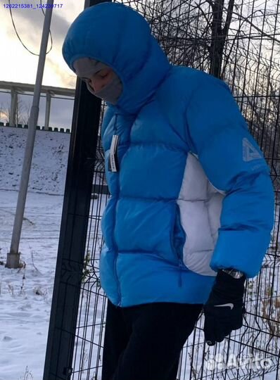 Пуховик Palace blue с балаклавой (Арт.30539)