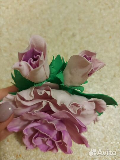 Брошь из фоамирана