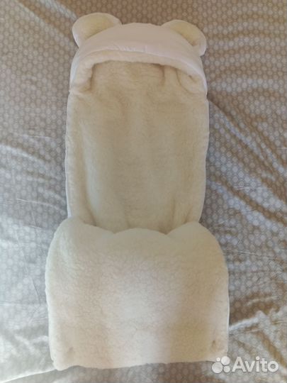 Конверт на выписку меховой 