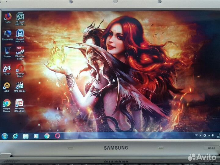Красивый ноутбук для работы Samsung R518