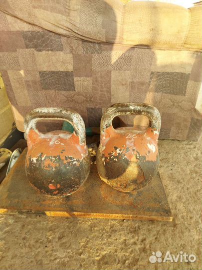 Гиря 24 кг СССР