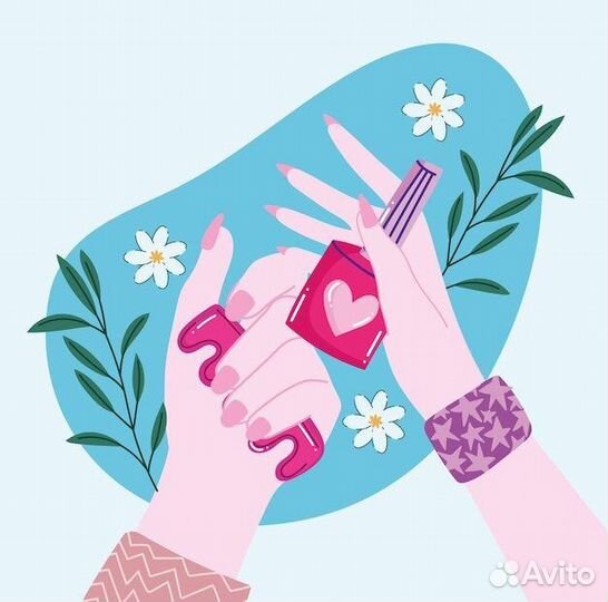 Модель на маникюр