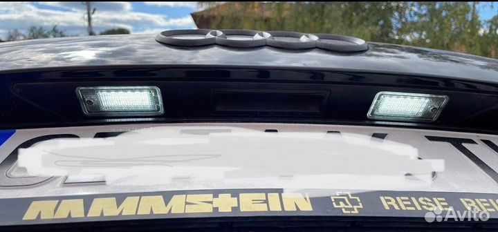 Подсветка номера Audi