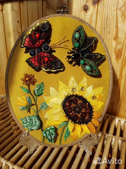 Панно вышивка