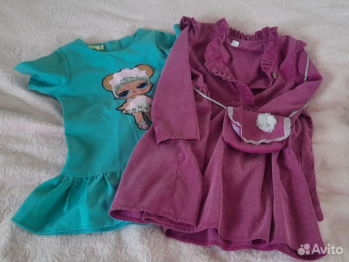 Пакет вещей на девочку на рост 116см