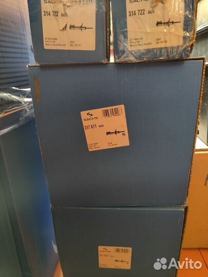 Амортизаторы Sachs пер зад 314722 317671 317672