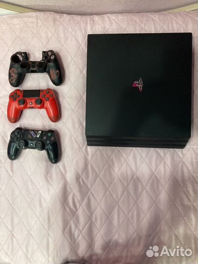 Sony PS4 pro+ 2 геймпад, чехол на геймпад