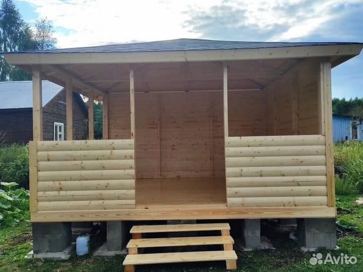 Деревянные беседки