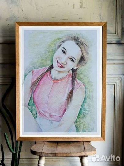 Портрет по фото ручная работа