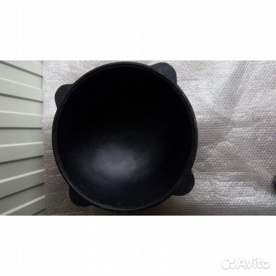 Казан 22 литра с крышкой алюм