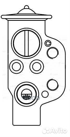 Клапан расширительный кондиционера seat toledo
