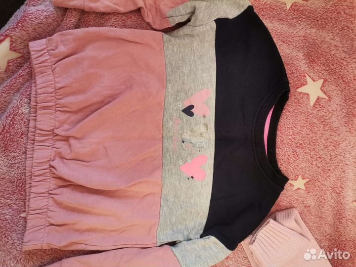 Вещи пакетом для девочки 98 104 116