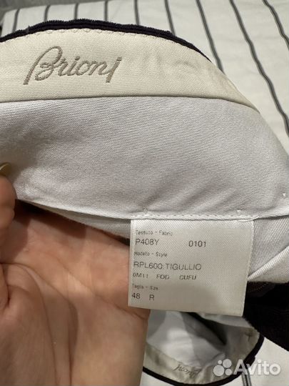 Вельветовые мужские брюки brioni