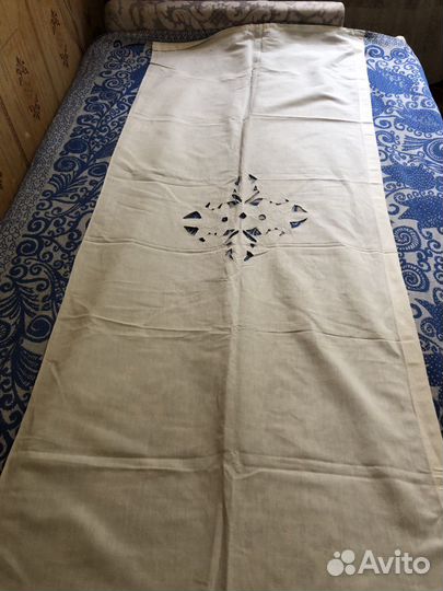 Шторы льняные бу СССР 75* 190