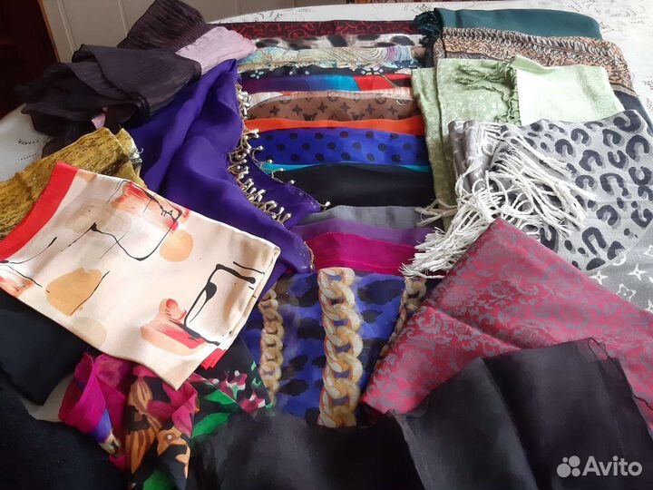 Шарфы и палантины платки