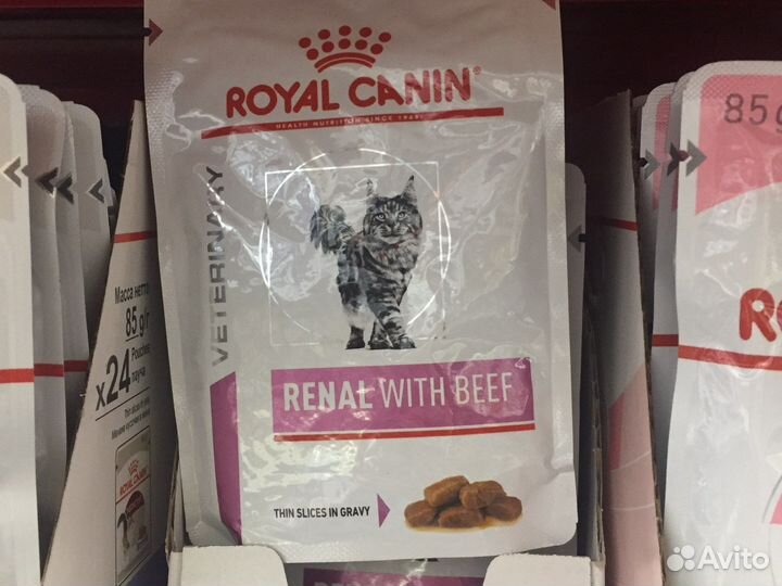 Корм для кошек роял канин ренал 85гр