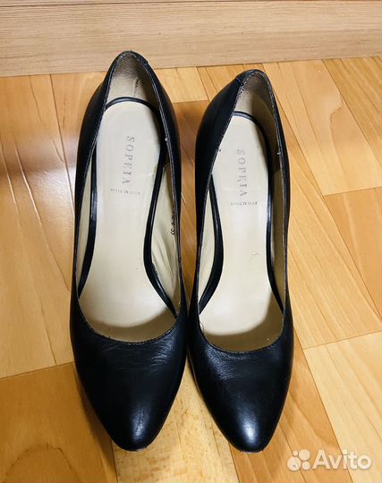 Итальянские туфли 37; кожа