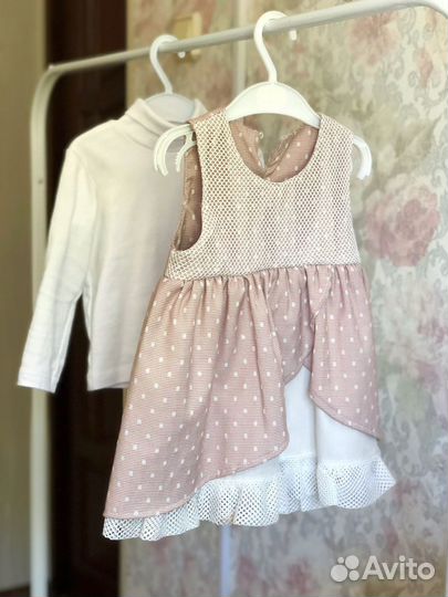 Платье на девочку 86