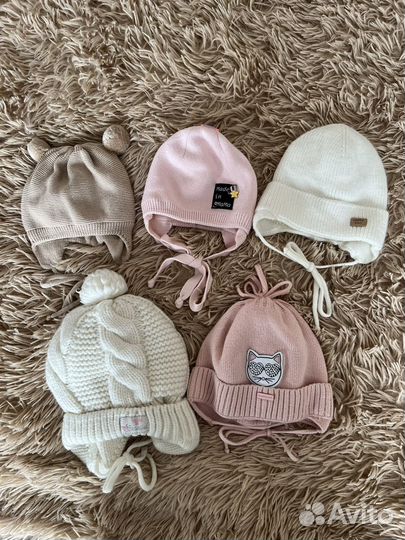 Шапки для девочки осень-зима-весна