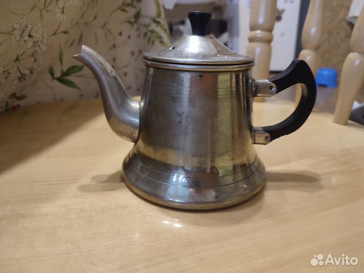 Чайник заварочный СССР мельхиор
