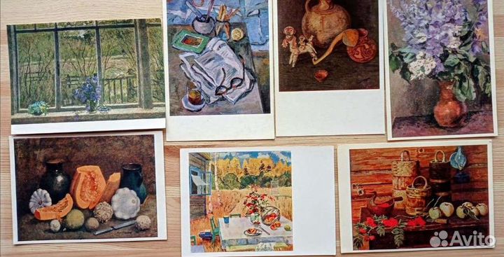 300 натюрмортов на советских открытках