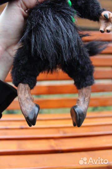 Игрушка ручной работы черт, кукла оберег