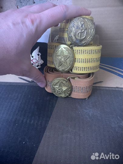 Ремень солдатский бляха СССР. Оригинал