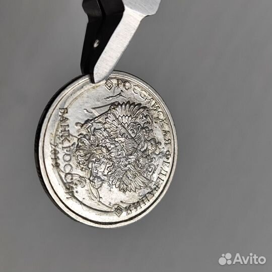 Монета с крайне редким браком чеканки