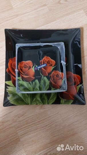 Набор тарелок arcofam, стекло, 7шт