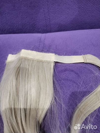 Волосы на заколках шиньоны длинные блонд