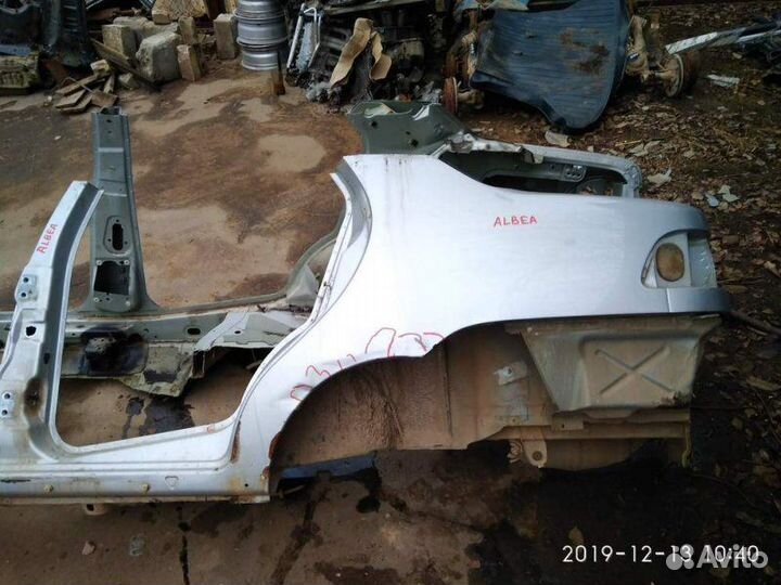 Крыло четверть левое заднее Fiat Albea
