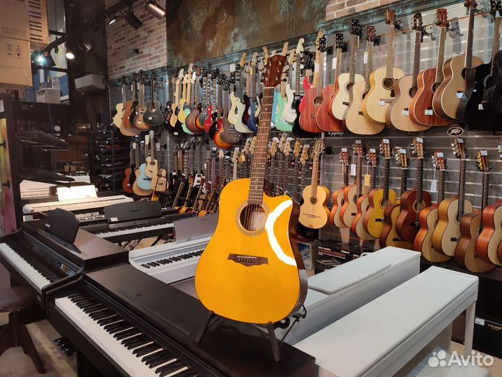 Ramis RA-G02C - акустическая гитара с вырезом