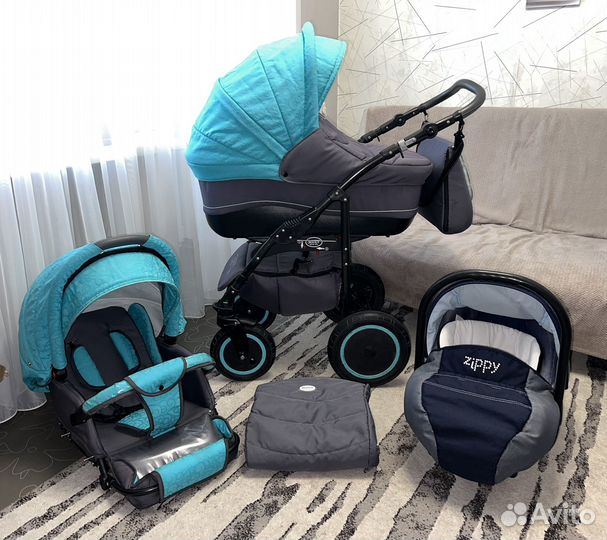 Коляска 3 в 1 Zippy