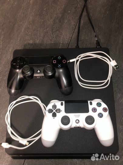Sony PS4 slim 1tb подписка + на 12 месяцев