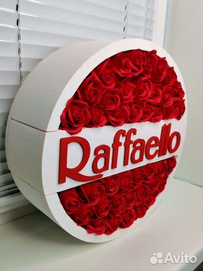 Букет из мыльных роз raffaello