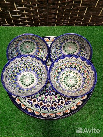 Коса / Ляган Набор посуды Риштан